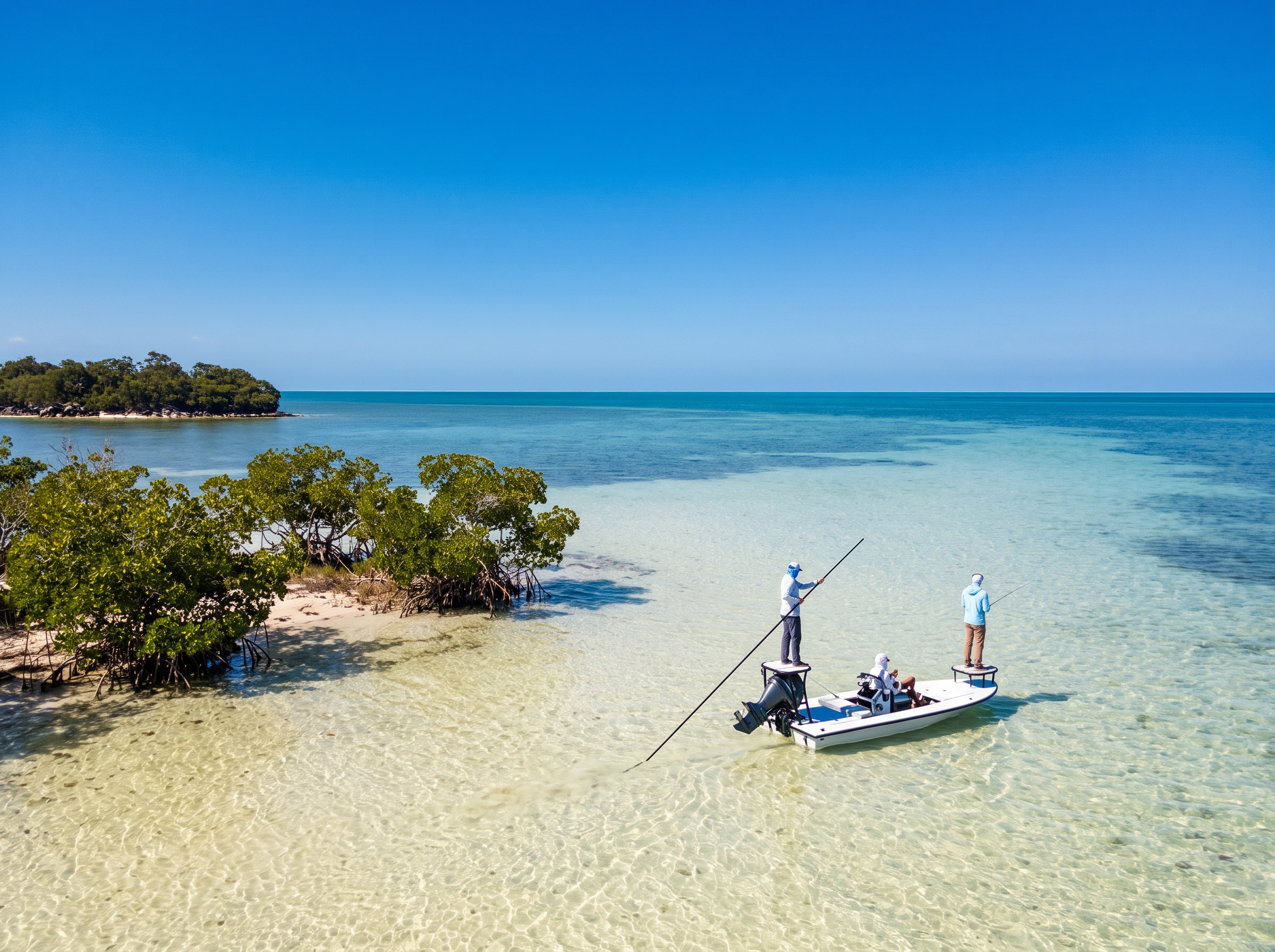 Fliegenfischen auf den Flats in Belize